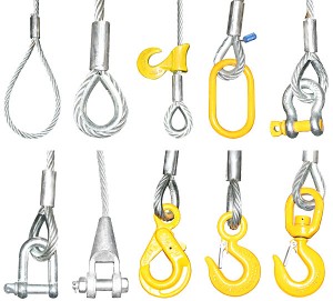 Sling cáp thép kẹp chì 2 đầu chất lượng